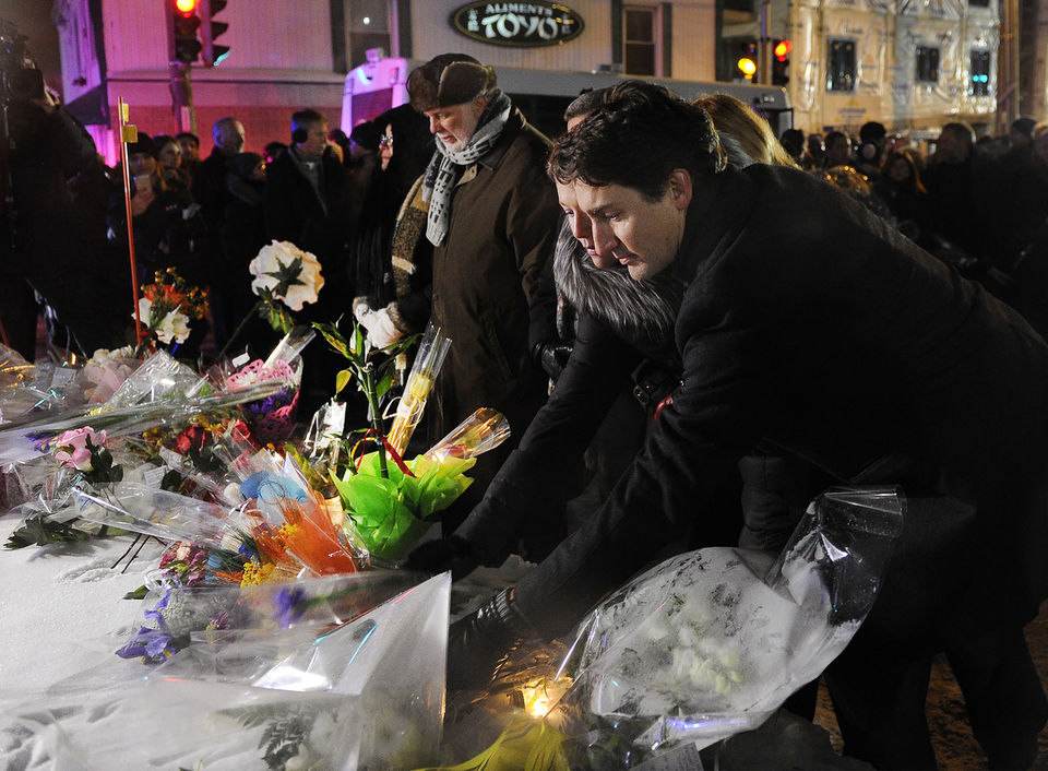 Hommage des Québécois aux victimes de l'attentat. D. R.